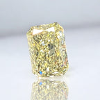 3.02ct Fancy Light Yellow Elongated Radiant Cut Diamond