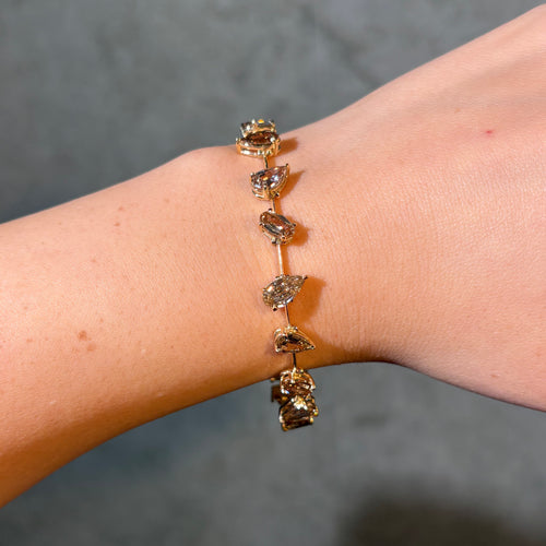 12 Carat Champagne Diamond Organized Chaos Bracelet