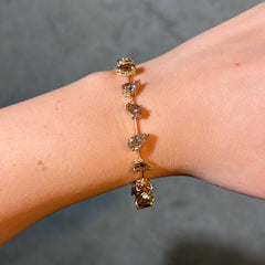 12 Carat Champagne Diamond Organized Chaos Bracelet