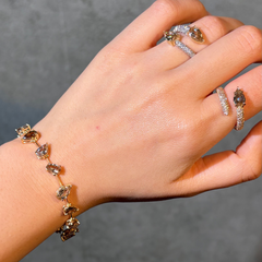 12 Carat Champagne Diamond Organized Chaos Bracelet