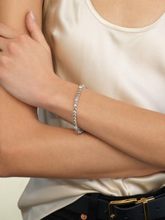 11.7ct Champagne Diamond Tennis Bracelet