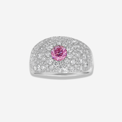 Fancy Intense Purplish Pink Diamond Icon Ring