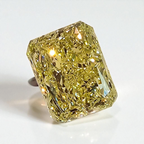 5.07ct Fancy Intense Yellow Elongated Radiant Cut Diamond
