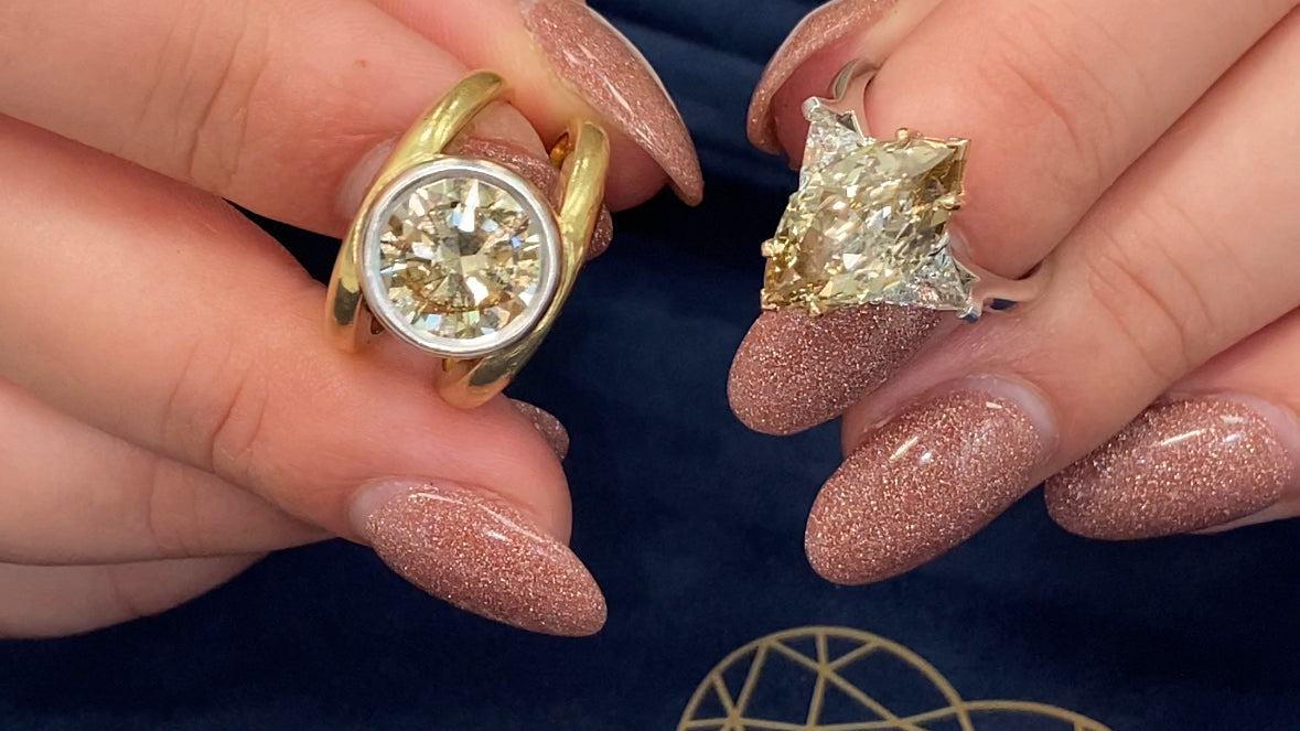 natural champagne diamonds 