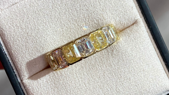Custom Making Your Diamond Eternity Band at Rare Colors