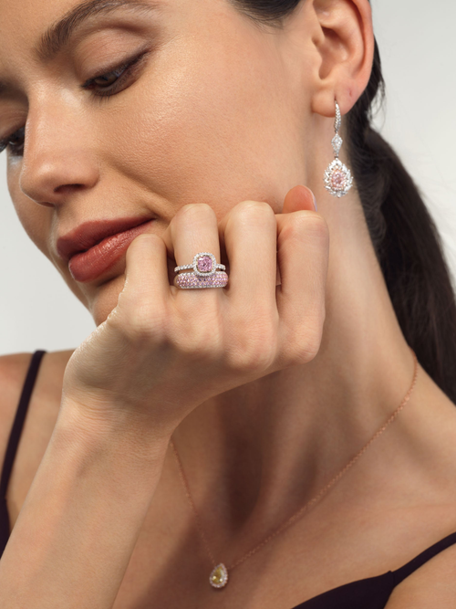 Pink Diamond Engagement Rings