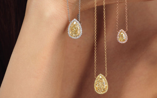 Colored Diamond Necklaces