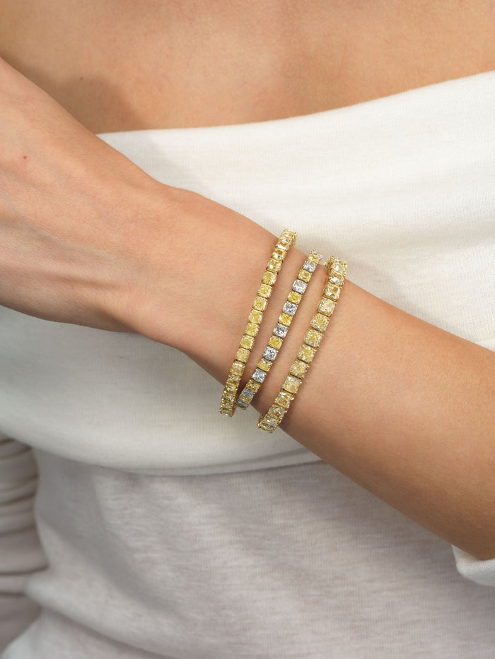 Colored Diamond Bracelets