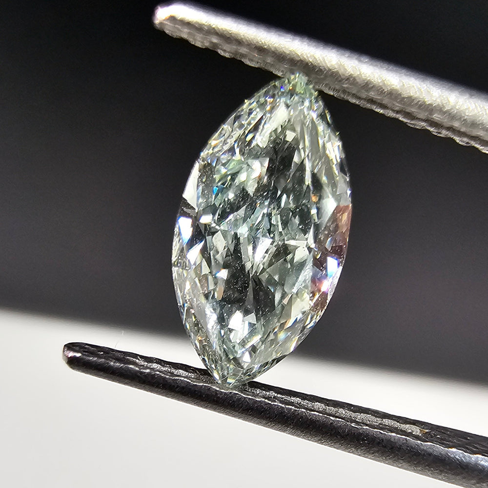 0.93ct Fancy Green Marquise diamond loose stone, handcrafted by Rare Colors by Namdar
