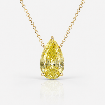 5ct Fancy Yellow Diamond Pendant