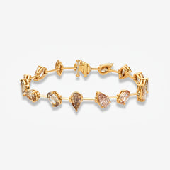 12 Carat Champagne Diamond Organized Chaos Bracelet