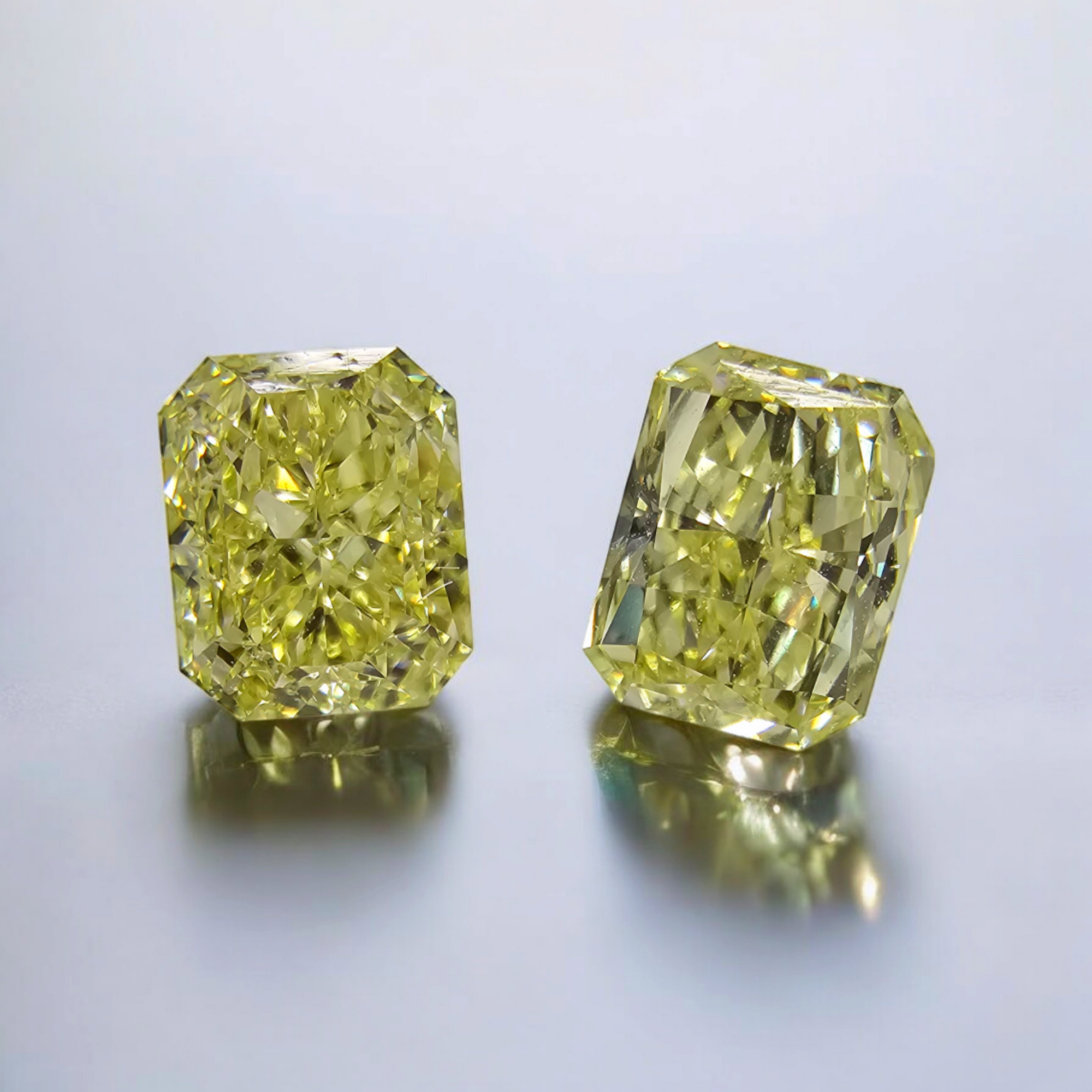 Rare Colors by Namdar 1ct Fancy Light Yellow Elongated Radiant diamond loose stone, New York City