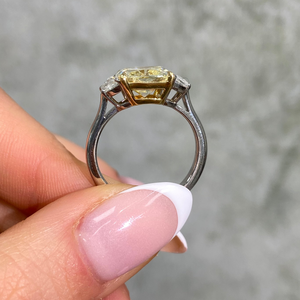 Rare Colors by Namdar 3.3ct Fancy Light Red diamond engagement ring, New York City