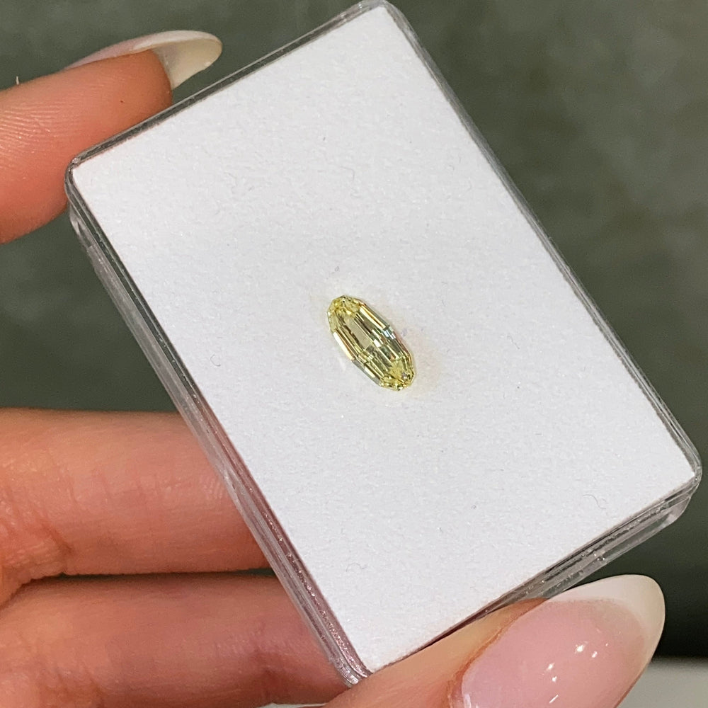 1.10 Carat Elongated Oval Step Cut Diamond