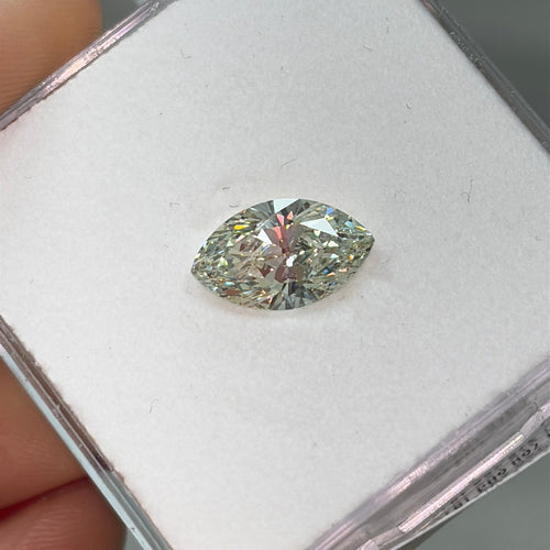 2.00ct Fancy Light Yellow-Green Marquise Cut Diamond