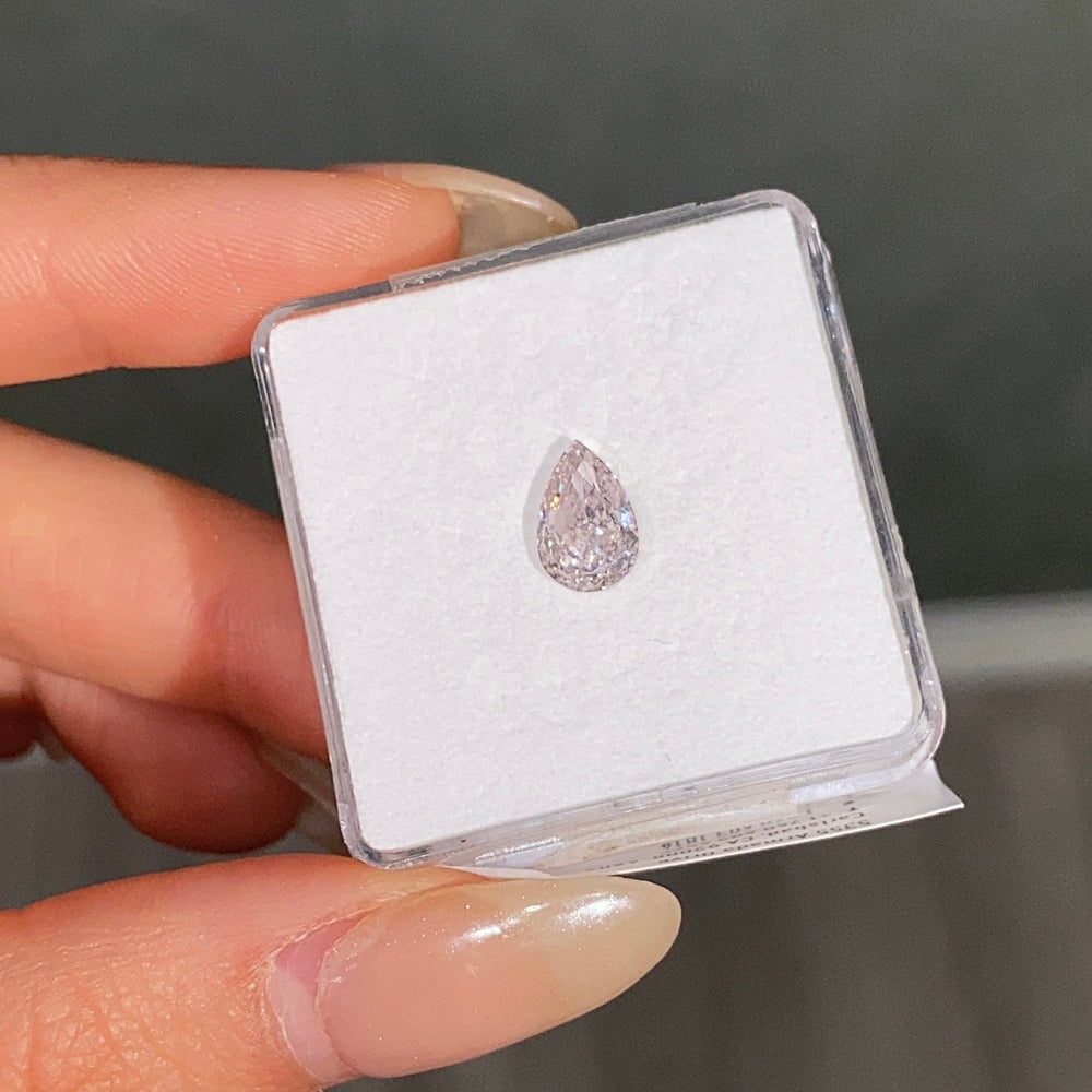 1.50ct Fancy Light Brown-Pink Pear Cut Diamond