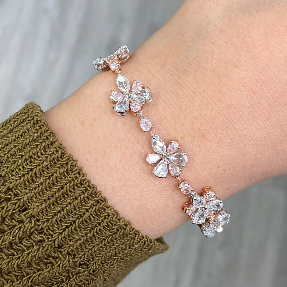 Rare Colors by Namdar 10ct Fancy Pink diamond bracelet, New York City