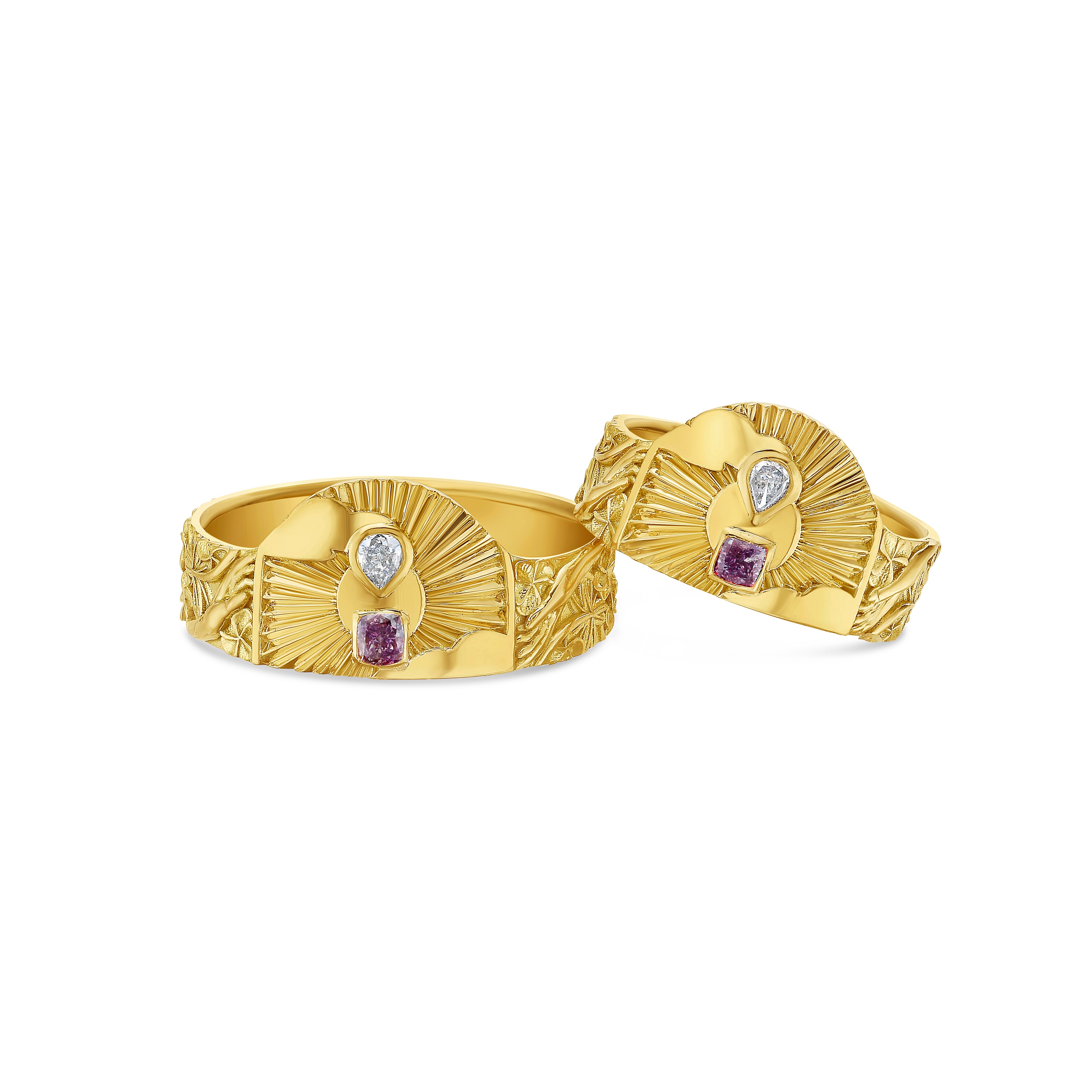 Fancy Color Diamond Pairs – Rare Colors