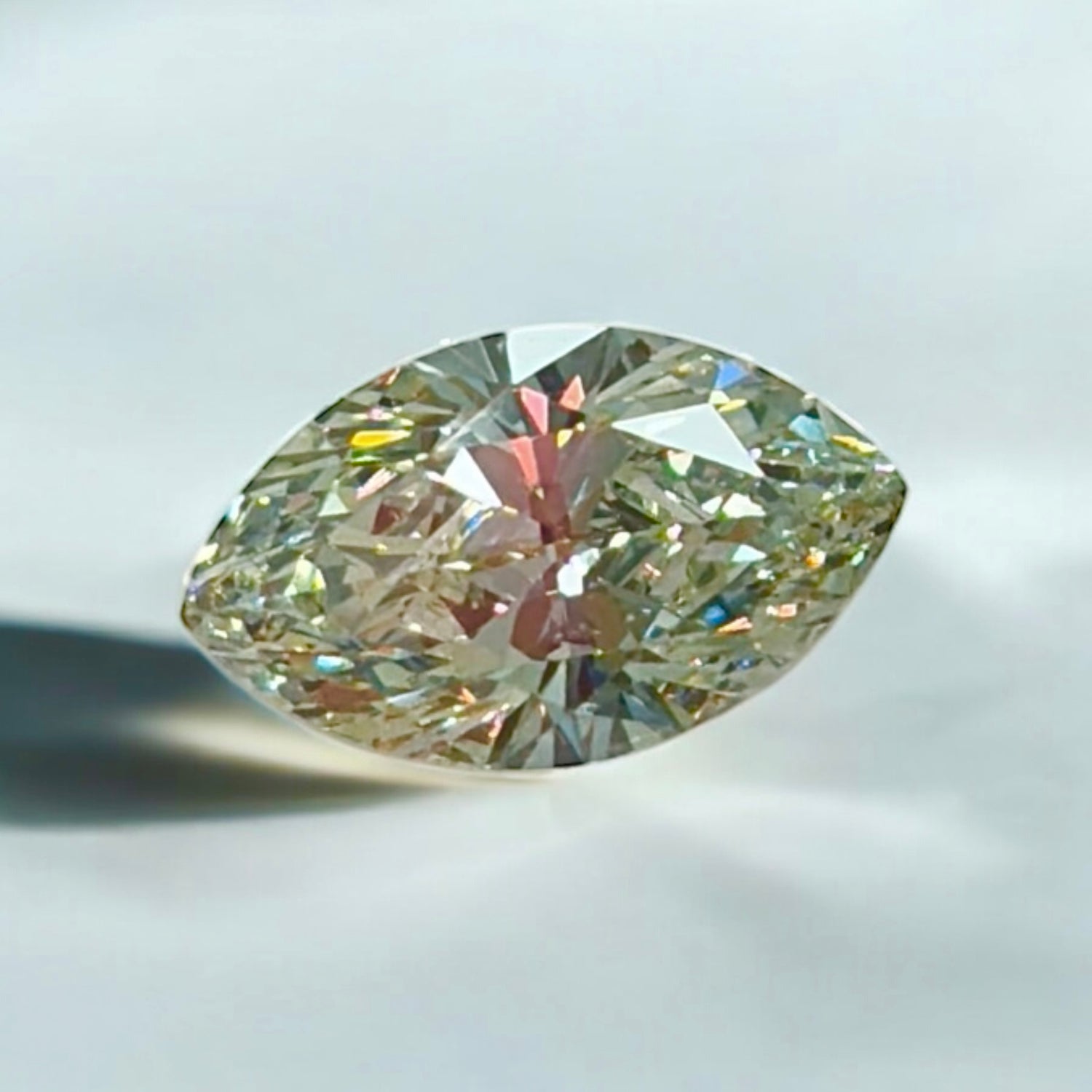 Natural 2.00ct Fancy Light Yellow Marquise diamond loose stone — Rare Colors by Namdar NYC