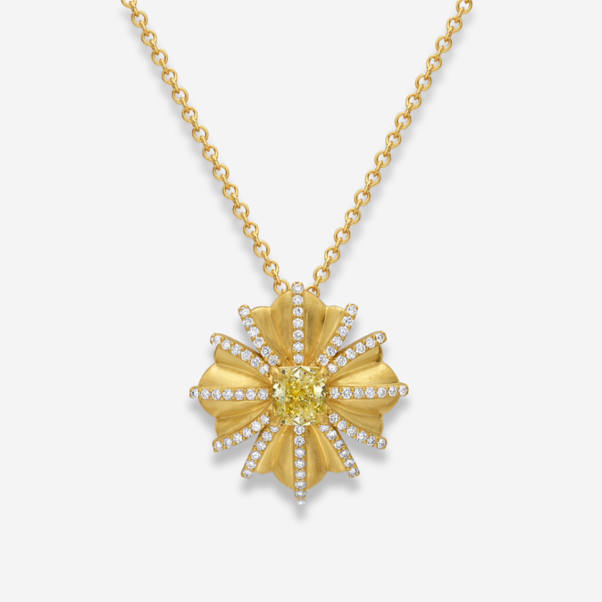 The Meelie Flower Diamond Pendant