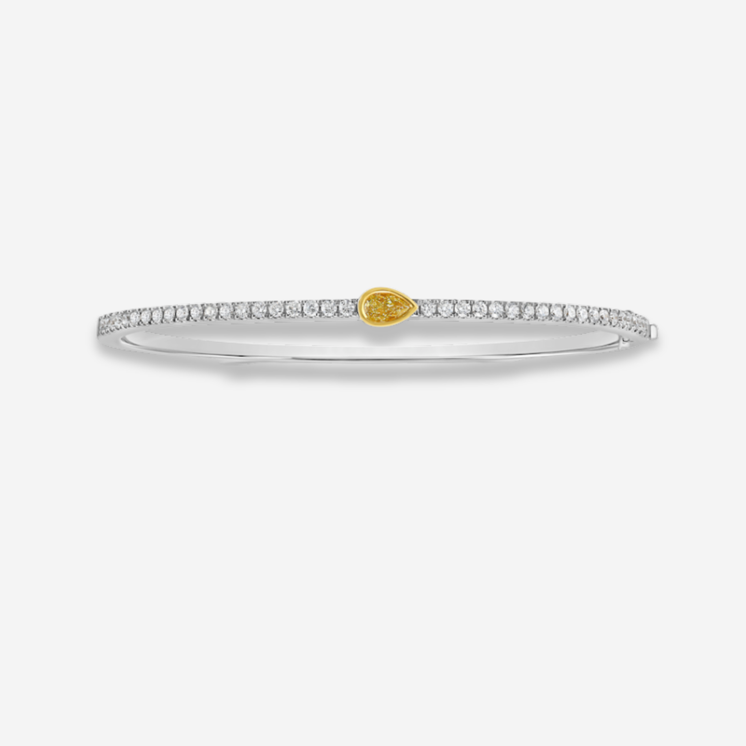 Yellow Pear diamond bracelet by Rare Colors by Namdar, New York City