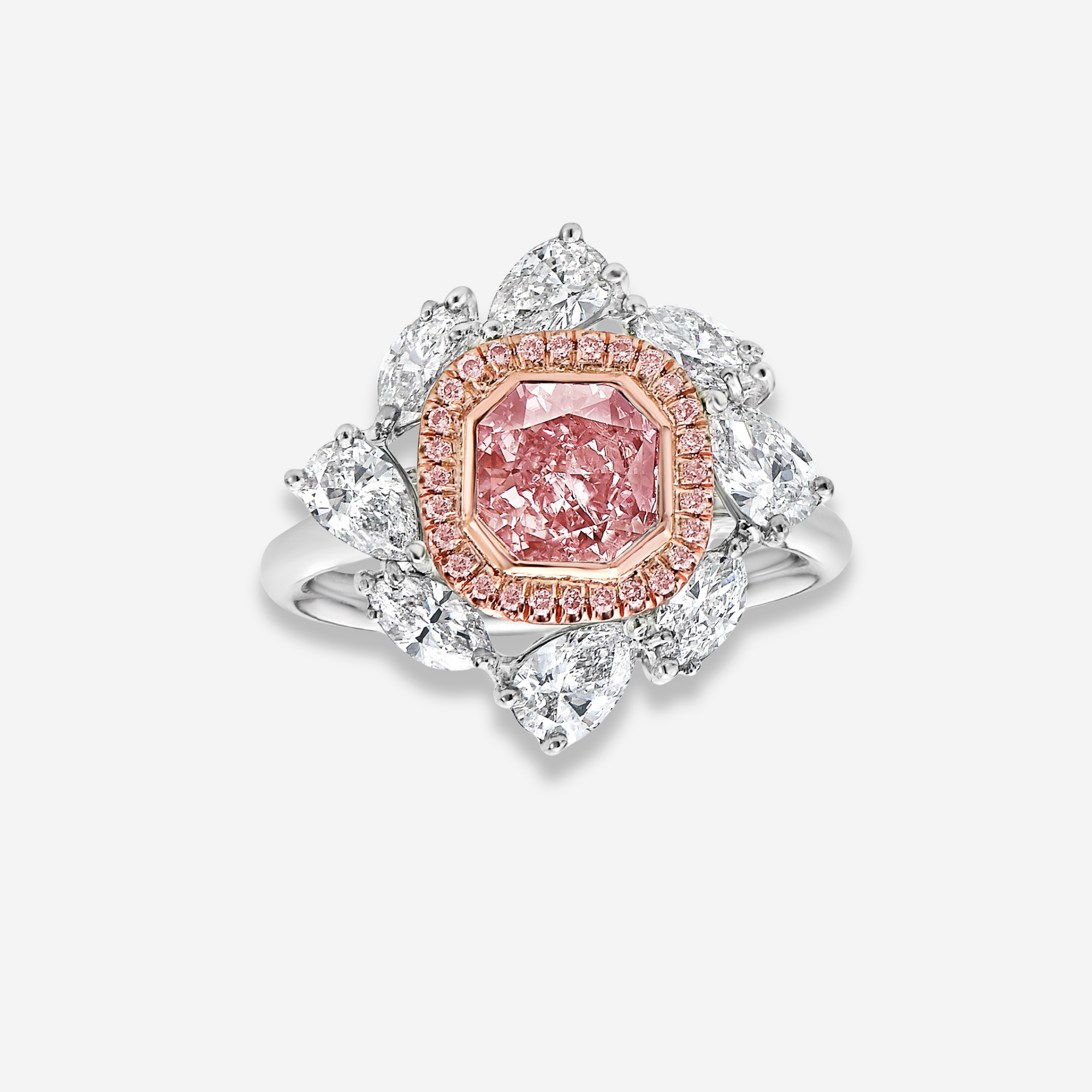 Rare Colors by Namdar 1.02ct Fancy Purple Radiant diamond ring, New York City