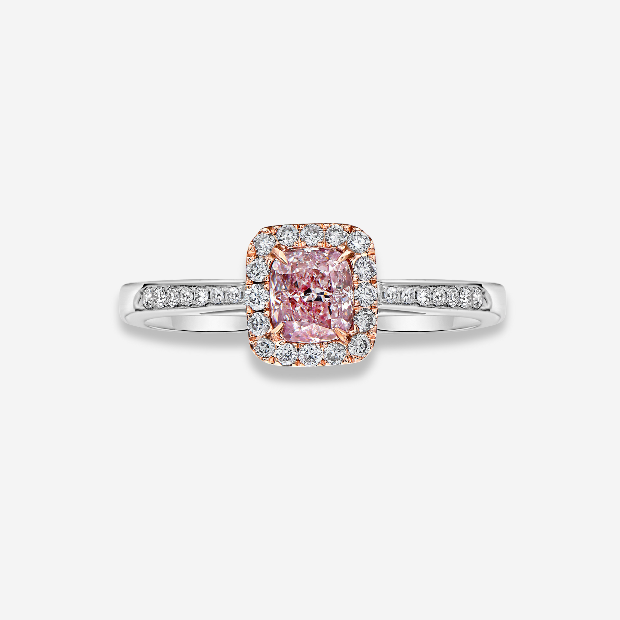 0.51ct Pink Diamond Engagement Ring