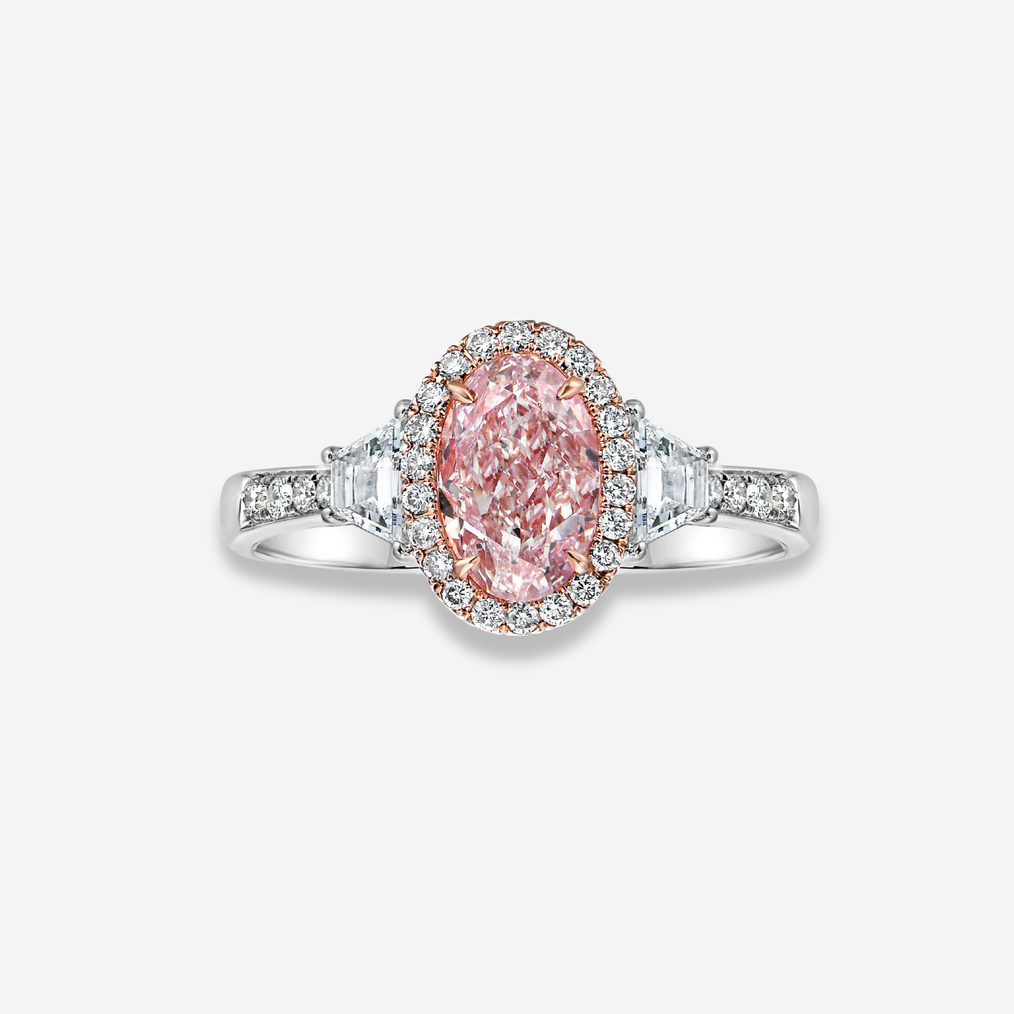 1.23ct Light Pink Diamond Engagement Ring