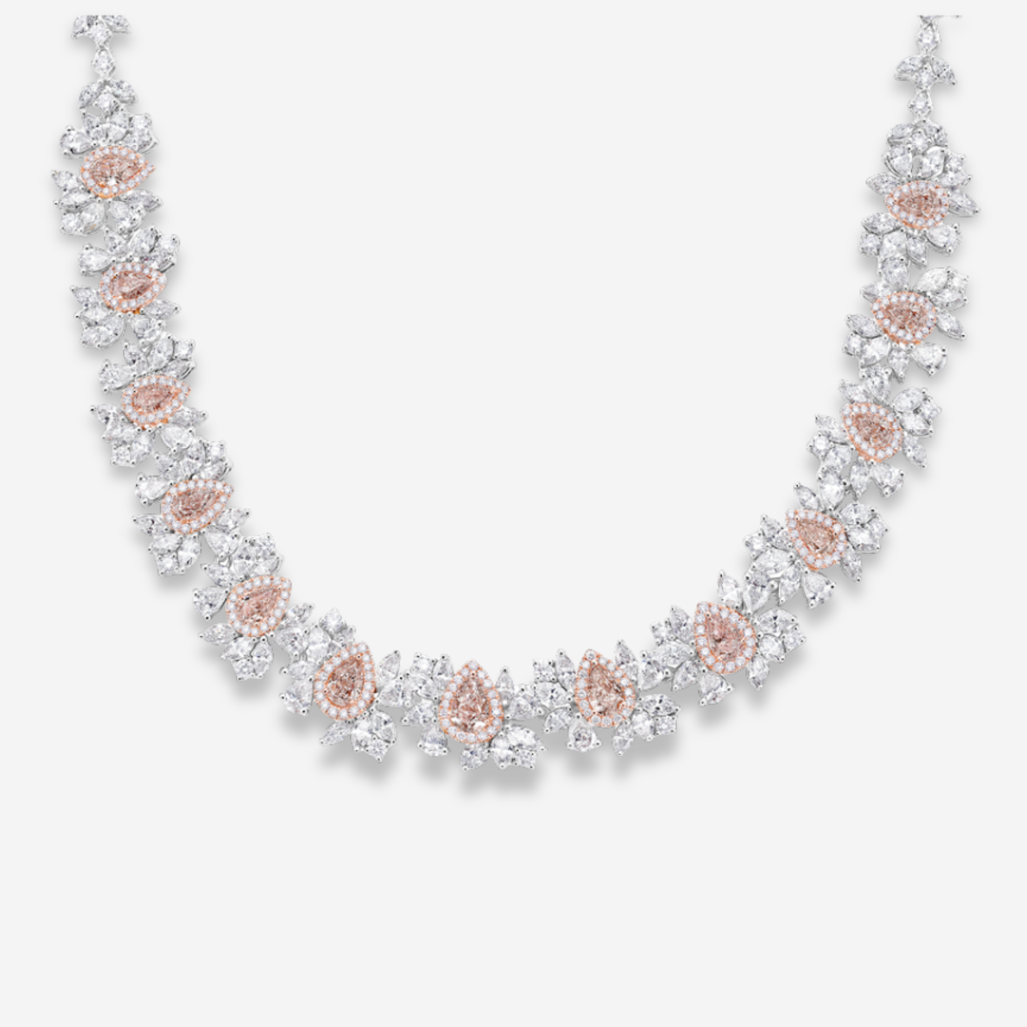 24ct Pink diamond necklace by Rare Colors by Namdar, New York City