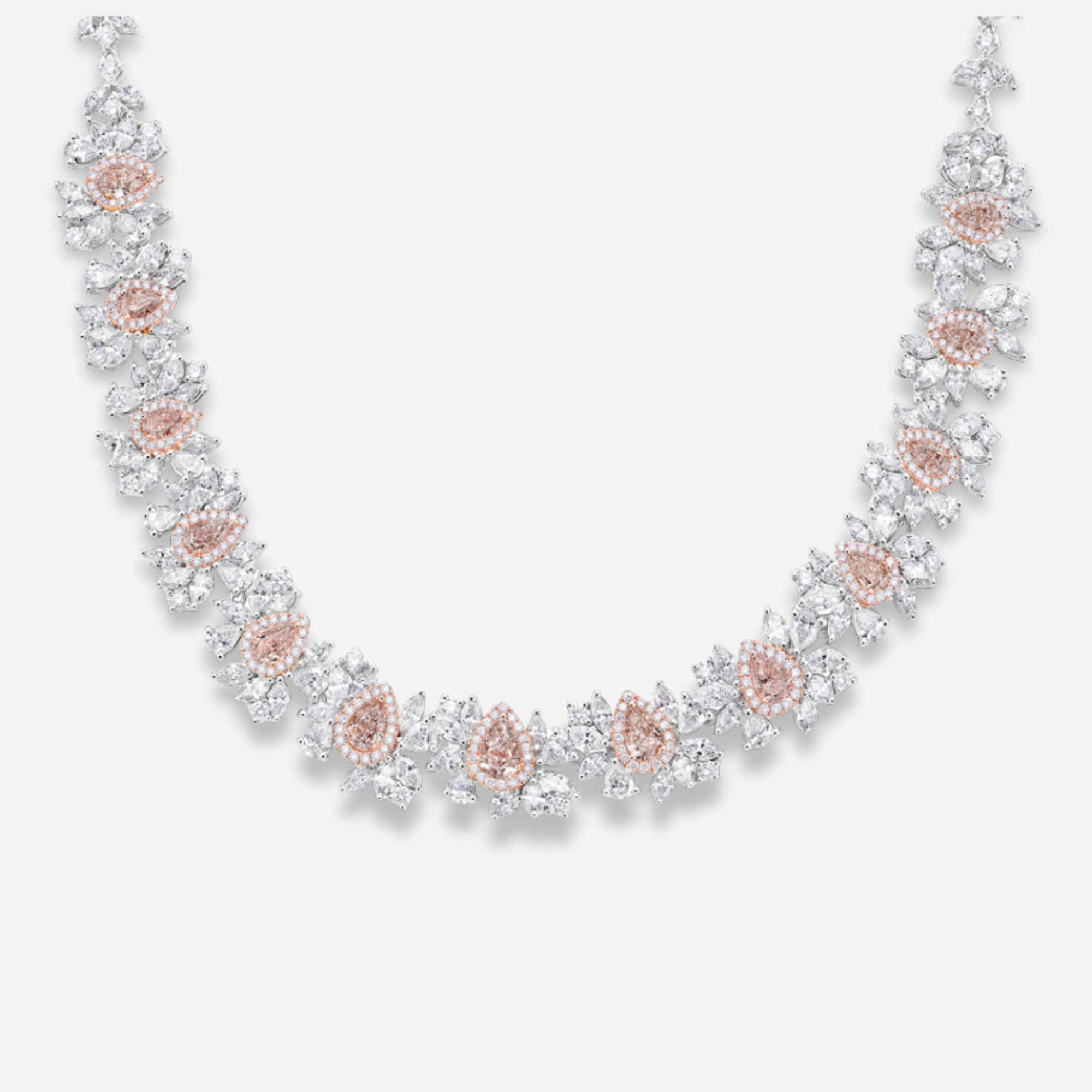24ct Pink diamond necklace by Rare Colors by Namdar, New York City
