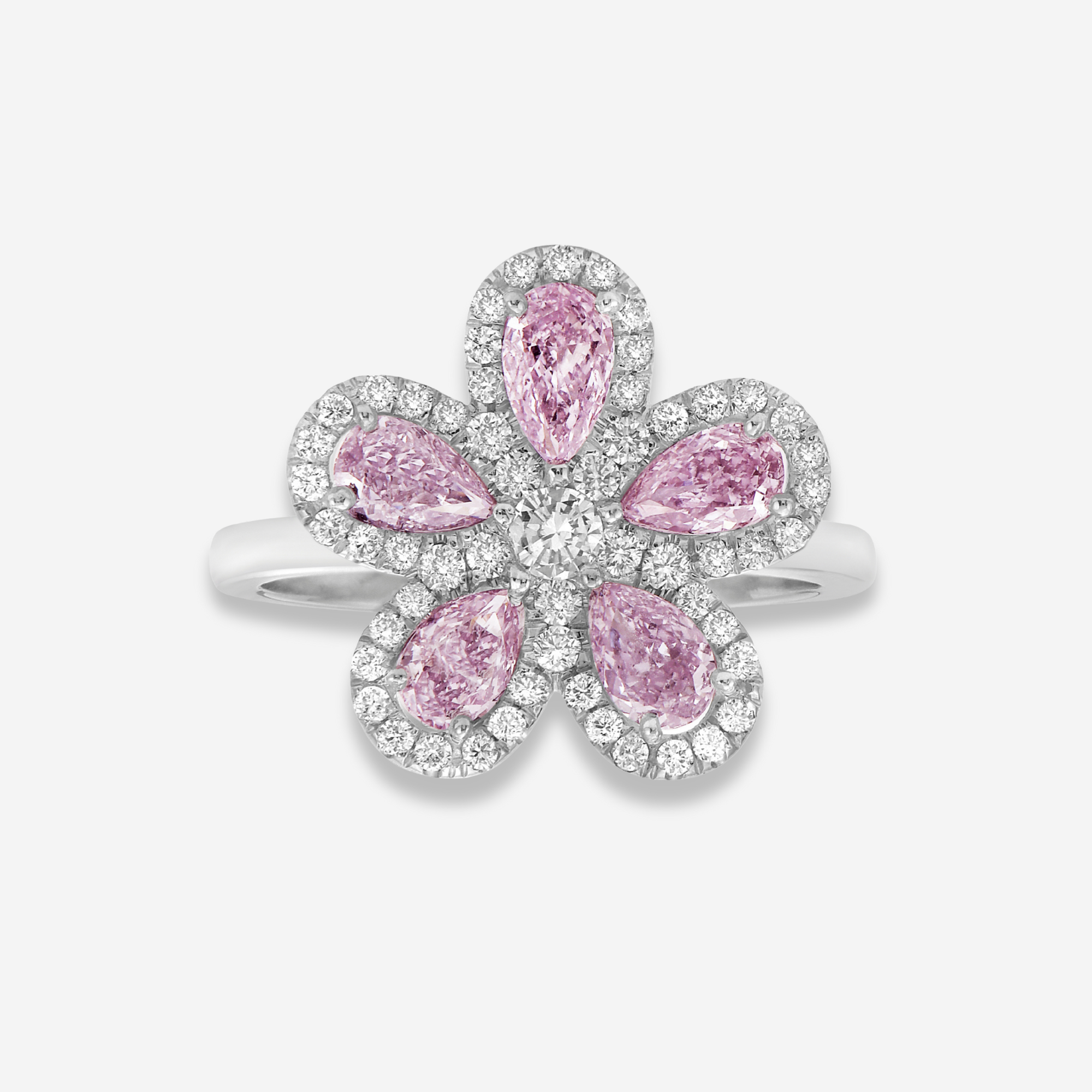 Natural 1ct Pink diamond ring — Rare Colors by Namdar NYC