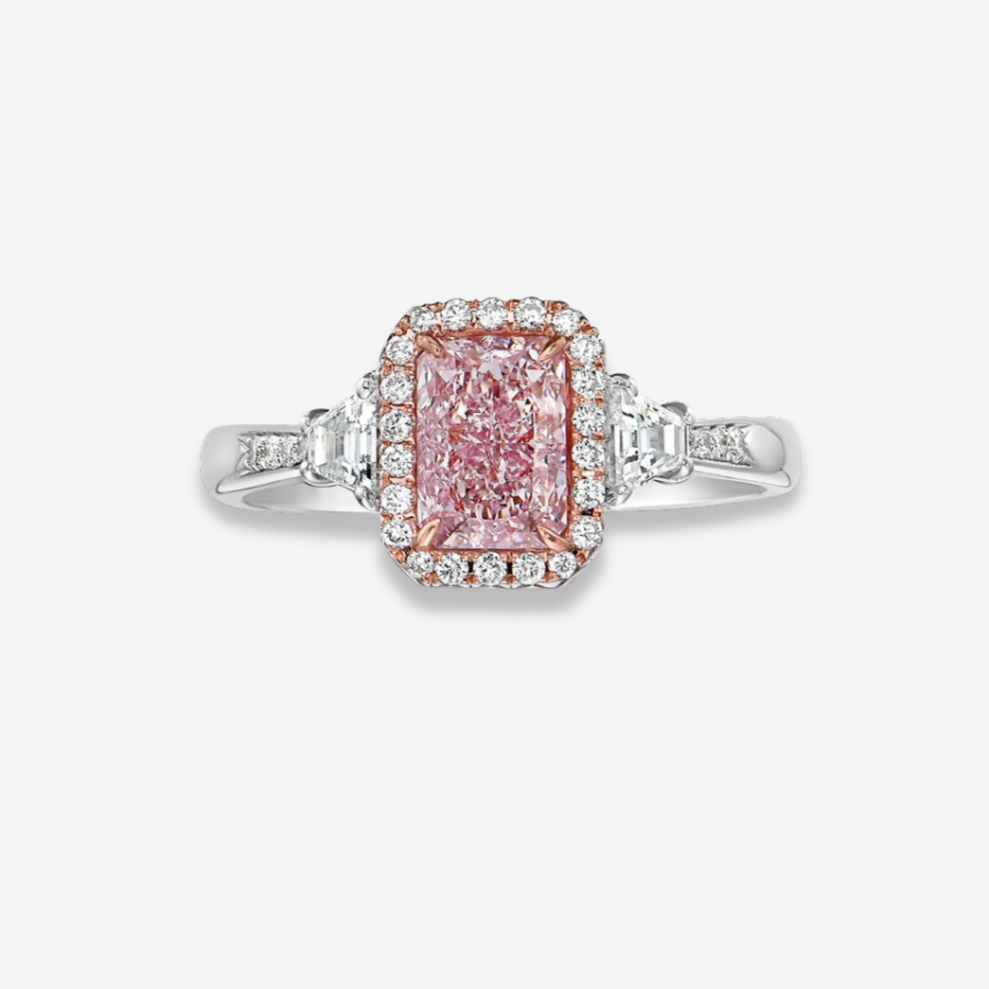 1ct Light Pink Diamond Engagement Ring