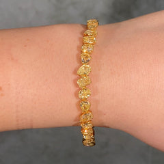 18 Carat Mixed Shape Yellow Diamond Tennis Bracelet