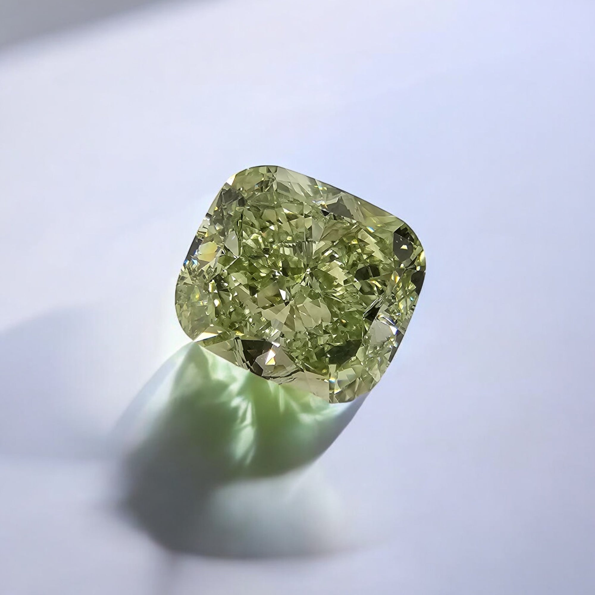 6.08ct Fancy Yellow Cushion diamond loose stone, handcrafted by Rare Colors by Namdar