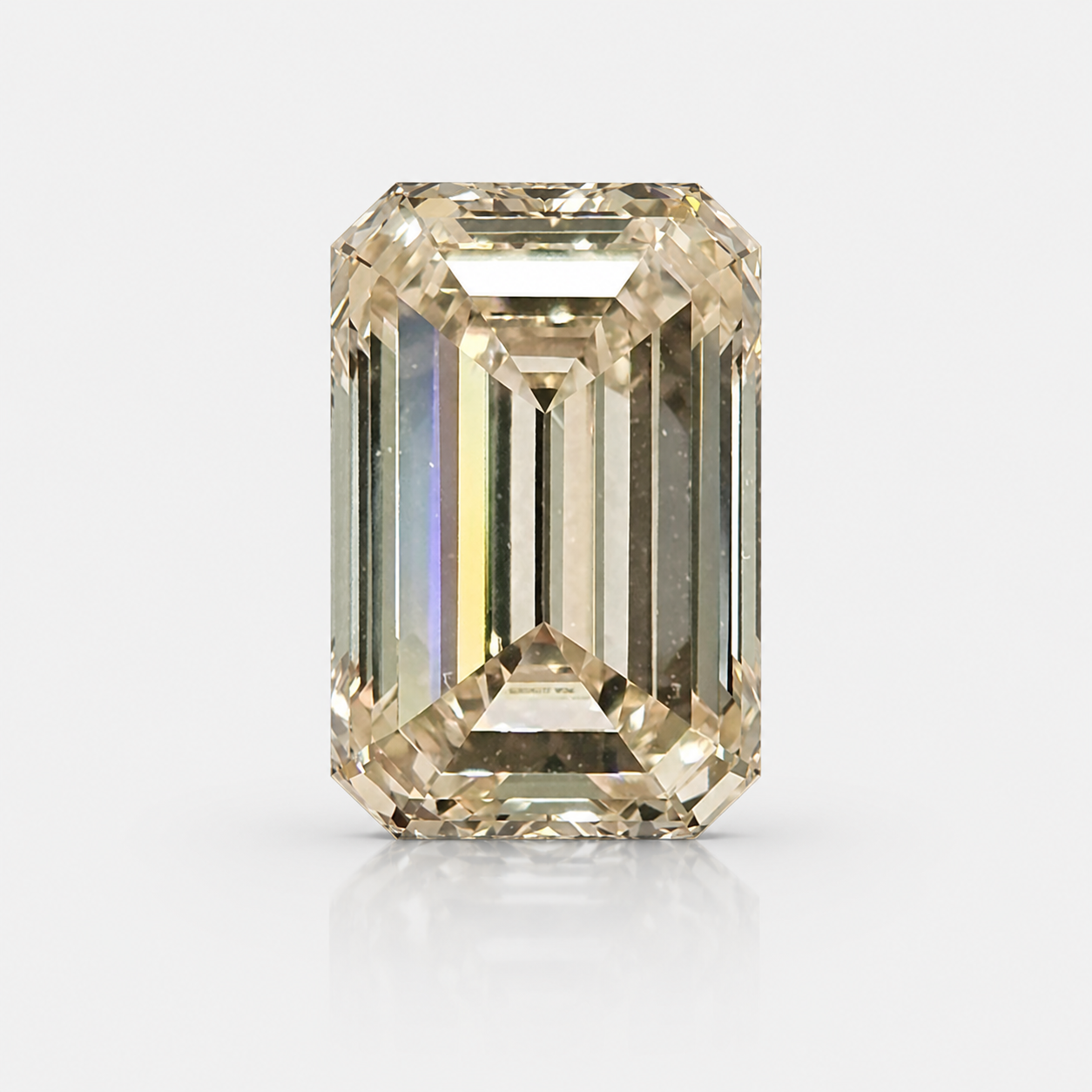 3.07ct Light Brown Emerald loose stone — color diamond specialists Rare Colors by Namdar