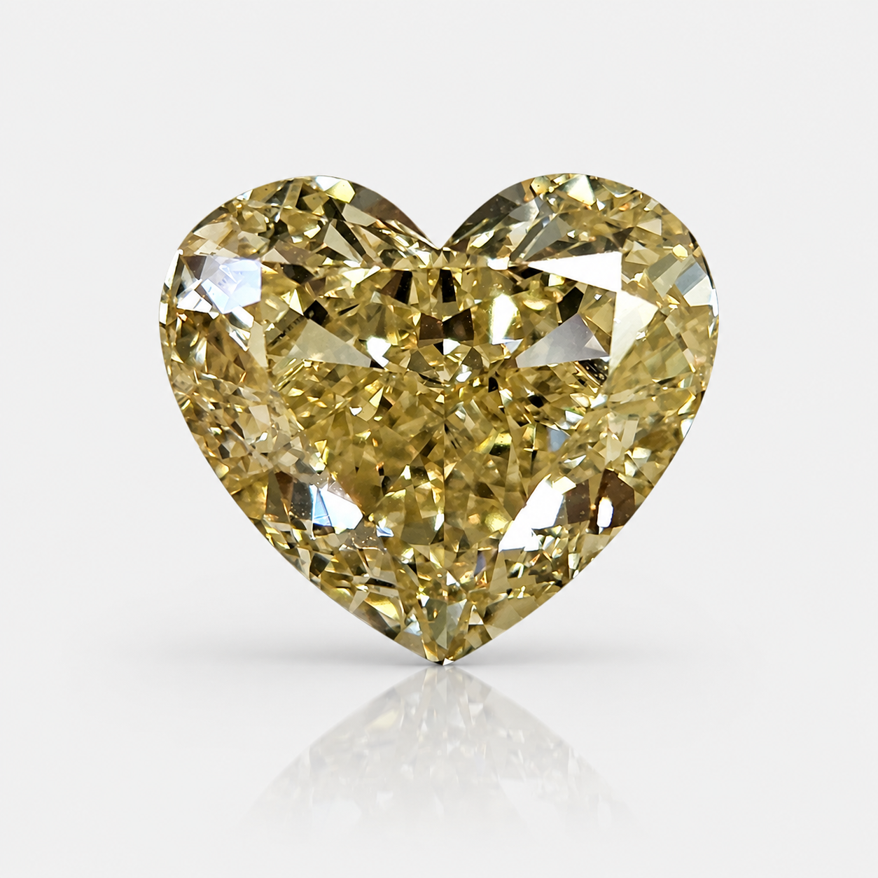 2.52ct Champagne Heart diamond loose stone by Rare Colors by Namdar, New York City