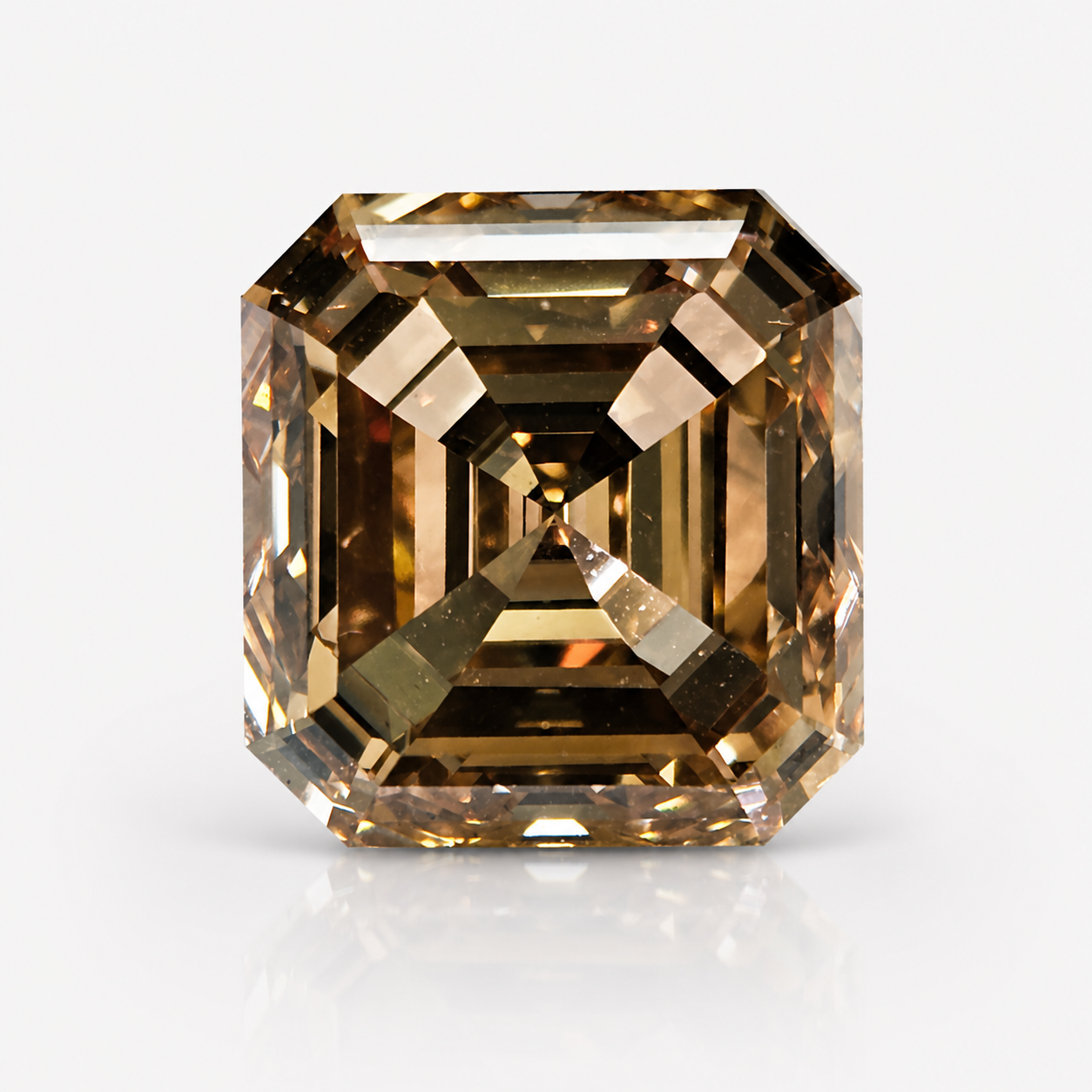 3ct Champagne Asscher diamond loose stone by Rare Colors by Namdar, New York City