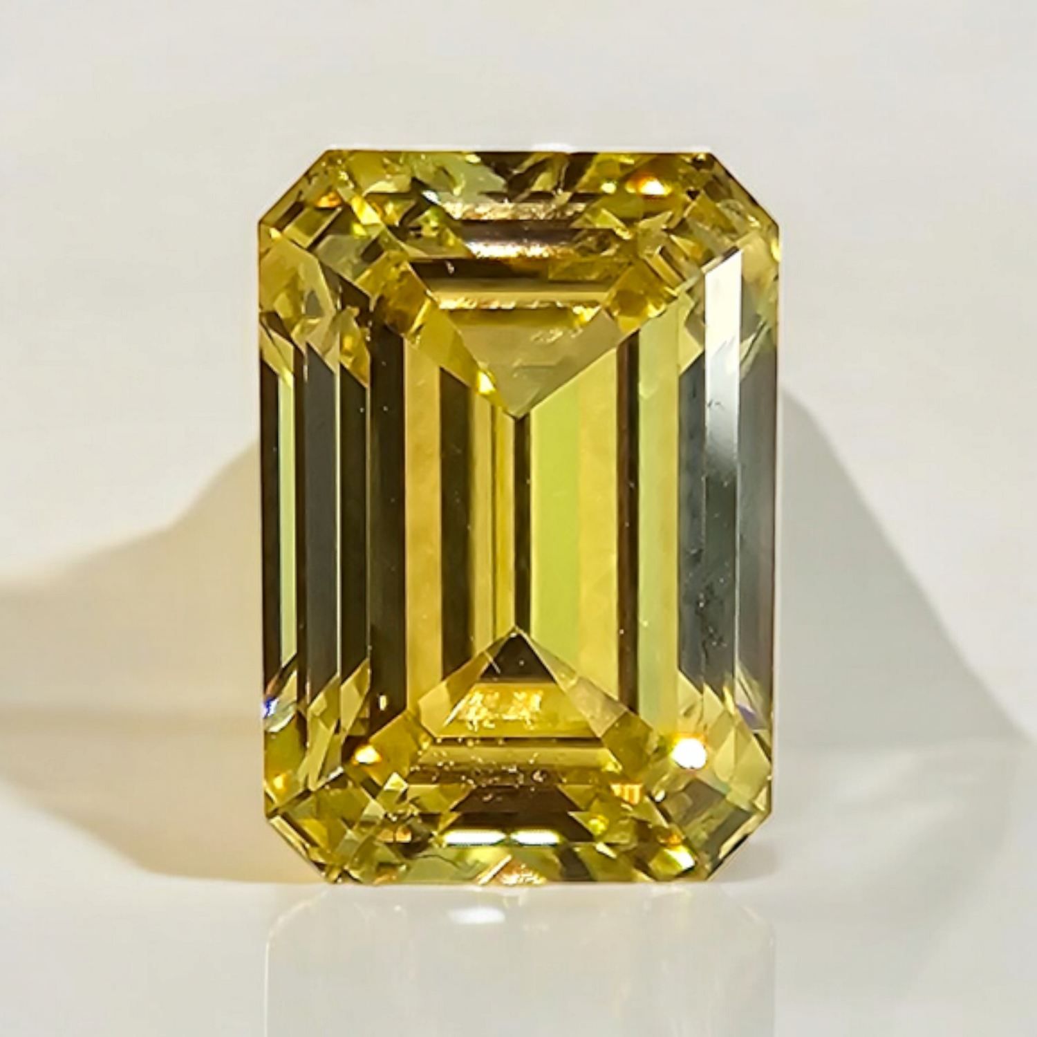 1.5ct Vivid Yellow Emerald diamond loose stone by Rare Colors by Namdar, New York City