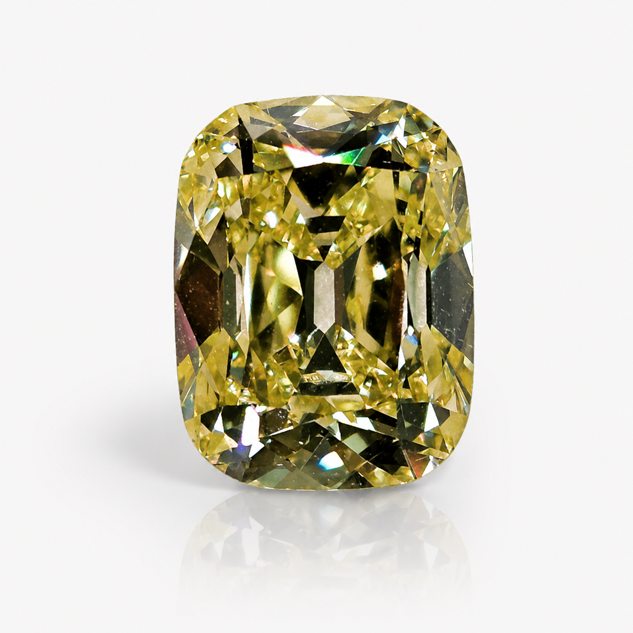 2.5ct Fancy Yellow Old Mine loose stone — color diamond specialists Rare Colors by Namdar