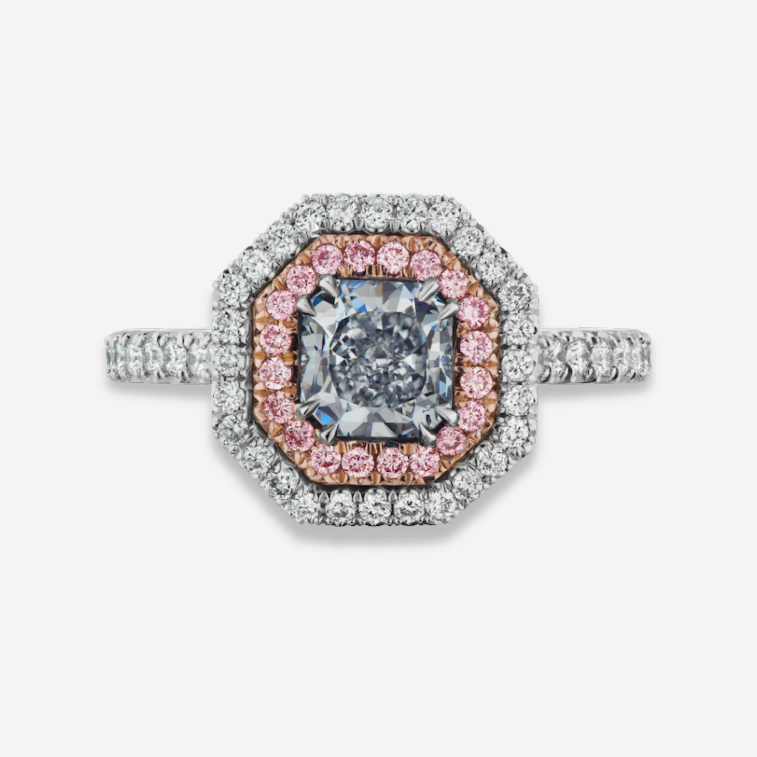 natural blue diamond ring 