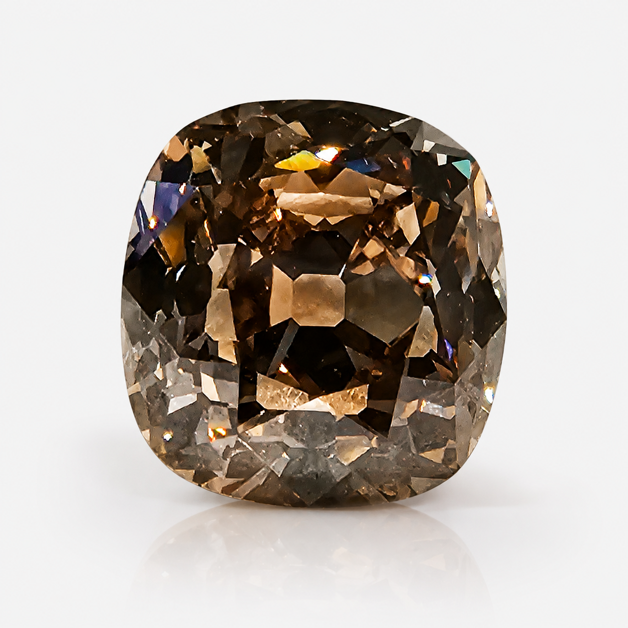3ct Champagne Old Mine loose stone — color diamond specialists Rare Colors by Namdar