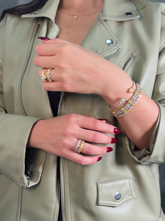 Yellow and White Diamond Statement Ring