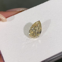 2.54 Carat Champagne Pear Cut Diamond