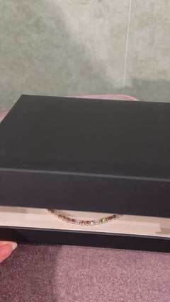 29.5ct Champagne Diamond Tennis Necklace