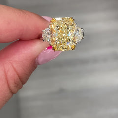 White Oval Diamond Eternity Band