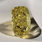 2.06ct Fancy Yellow Elongated Cushion Cut Diamond