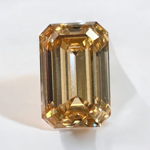 3.55ct Fancy Brown-Yellow Emerald Cut Diamond