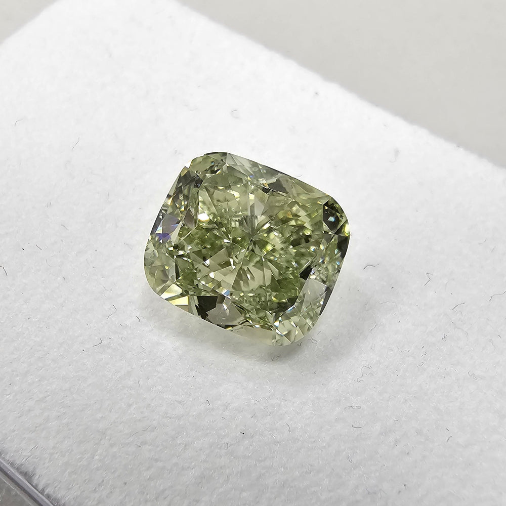 6.08ct Fancy Yellow Cushion diamond loose stone by Rare Colors by Namdar, New York City