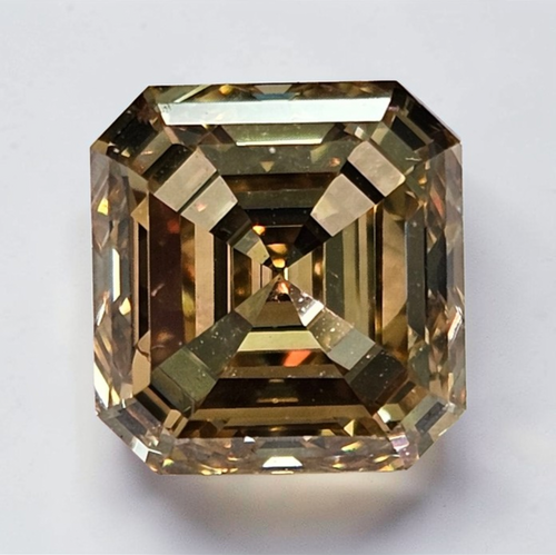 3 Carat Champagne Asscher Cut Diamond