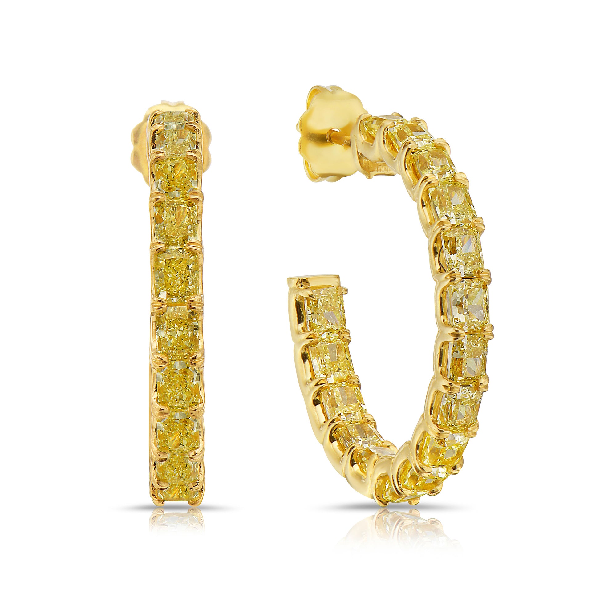 5ct Fancy Yellow diamond fine jewelry, handcrafted by Rare Colors by Namdar